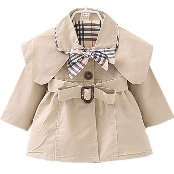 SOLD! NWT Toddler Girl Trench Fashion Coat - Picture 6 of 10